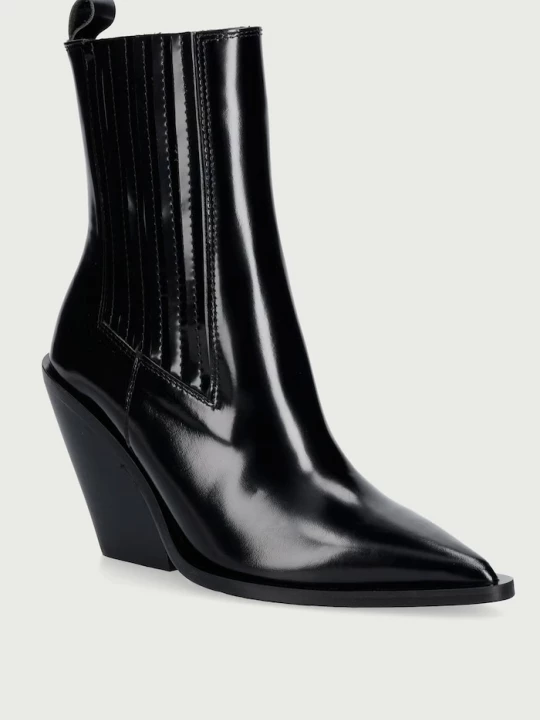 Obrázek produktu Souliers Martinez kotníkové boty dámské kožené VEGAS černá