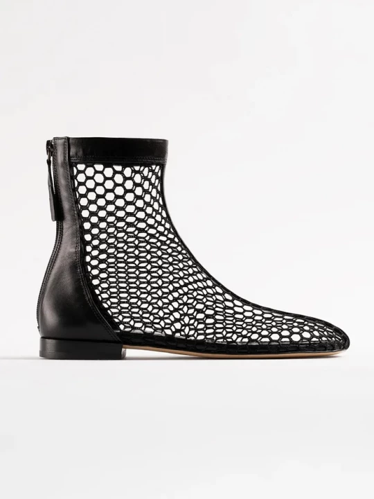 Obrázek produktu Souliers Martinez kotníkové boty na plochém podpatku dámské MAXIMA černá