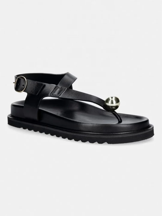 Obrázek produktu Souliers Martinez sandály dámské kožené SPIAGGIA černá