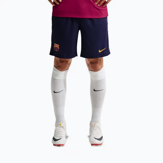 Obrázek produktu Spodenki piłkarskie męskie Nike FC Barcelona Dri-Fit ADV Strike Elite blackened blue / noble red / mineral yellow
