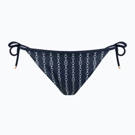 Obrázek produktu Spodní díl plavek Tommy Hilfiger Cheeky String Side Tie Print flag chain dark night navy Námořnická modř