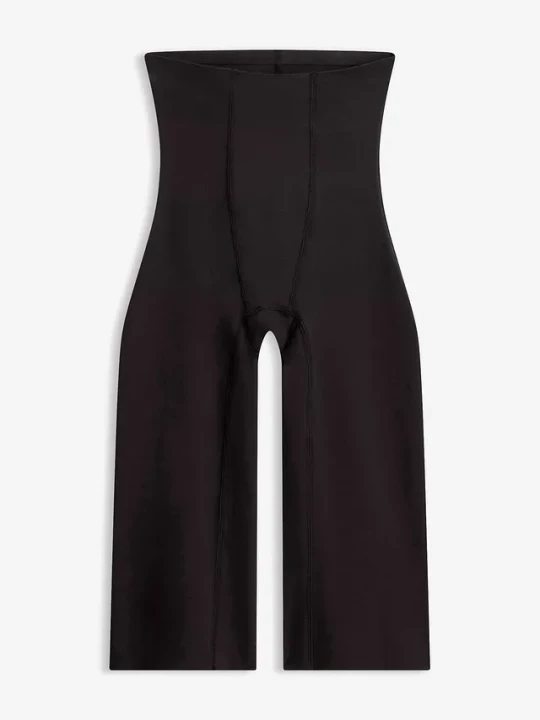 Obrázek produktu Spodnie capri lekko modelujące z bawełny BonPrix czarny