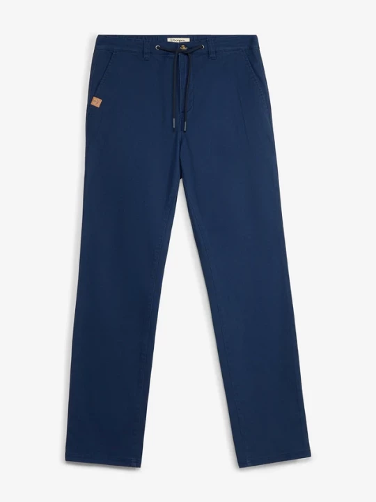 Obrázek produktu Spodnie chinosy, classic fit, ze stretchem i szeroką nogawką, straight BonPrix niebieski