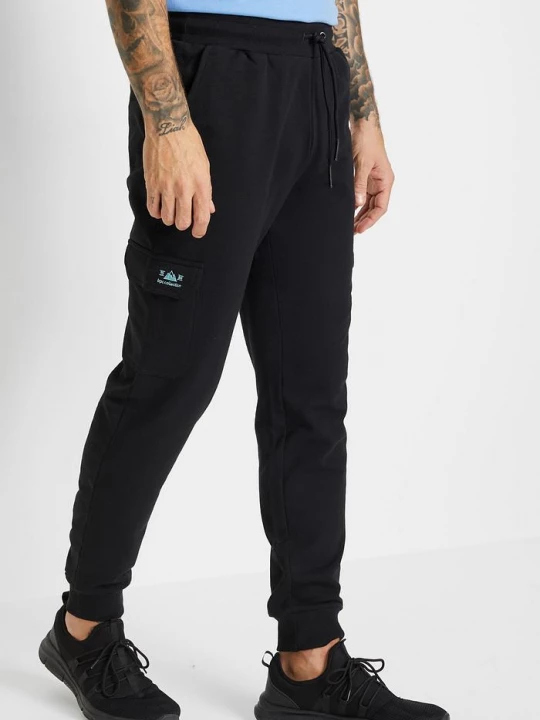 Obrázek produktu Spodnie sportowe z kieszeniami cargo, regular fit BonPrix czarny