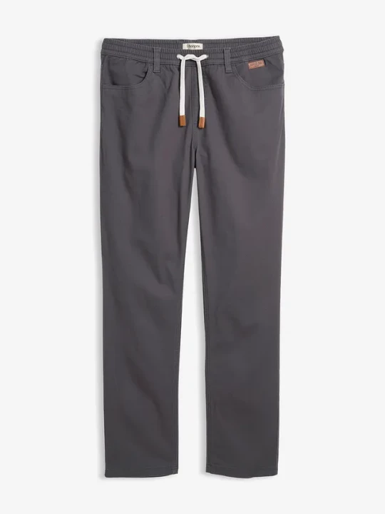 Obrázek produktu Spodnie z gumką w talii, regular fit, straight BonPrix szary