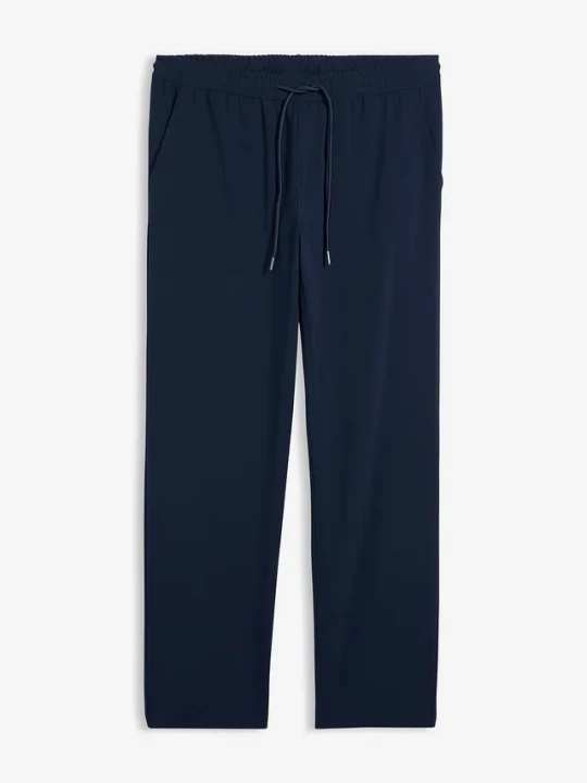 Obrázek produktu Spodnie z gumką w talii, ze stretchem, krój relaxed fit, straight BonPrix niebieski