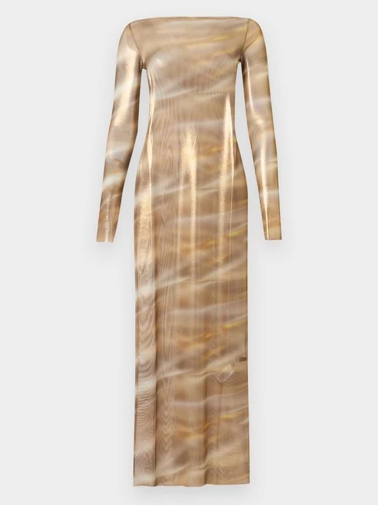 Obrázek produktu Společenské šaty Roberto Cavalli zlatá barva