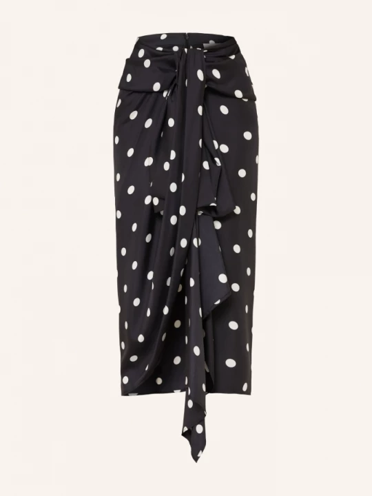 Obrázek produktu Sportmax Hedvábná Sukně Gentile černá / bílá