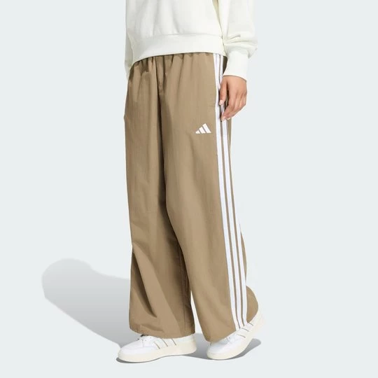 Obrázek produktu Sportovní kalhoty Iconic Woven Wide Leg with Bunjees Adidas Khaki Six