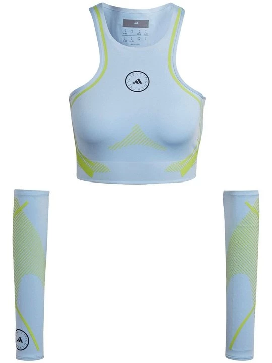 Obrázek produktu Sportovní podprsenky se střední oporou Adidas by Stella McCartney modrá