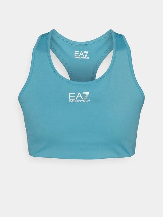Obrázek produktu Sportovní podprsenky se střední oporou EA7 Emporio Armani tyrkysová