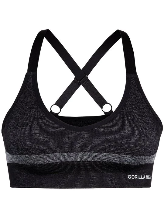 Obrázek produktu Sportovní podprsenky se střední oporou Gorilla Wear černá