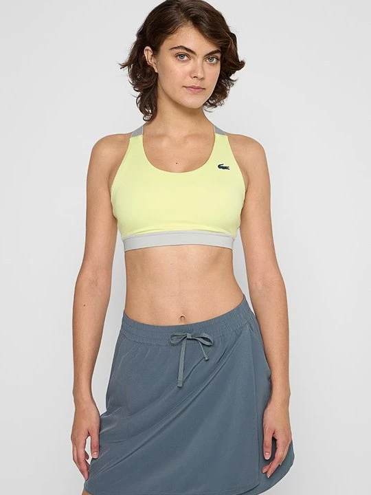 Obrázek produktu Sportovní podprsenky se střední oporou Lacoste žlutá