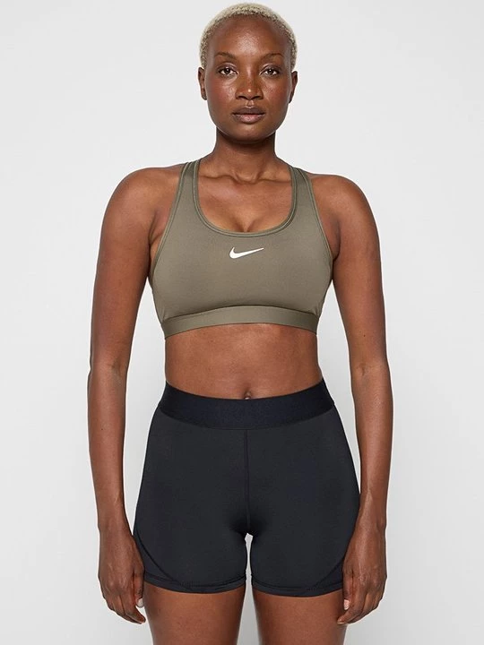 Obrázek produktu Sportovní podprsenky se střední oporou Nike olivová