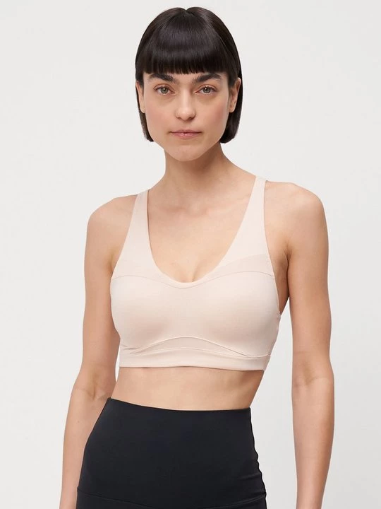 Obrázek produktu Sportovní podprsenky se střední oporou Under Armour béžová
