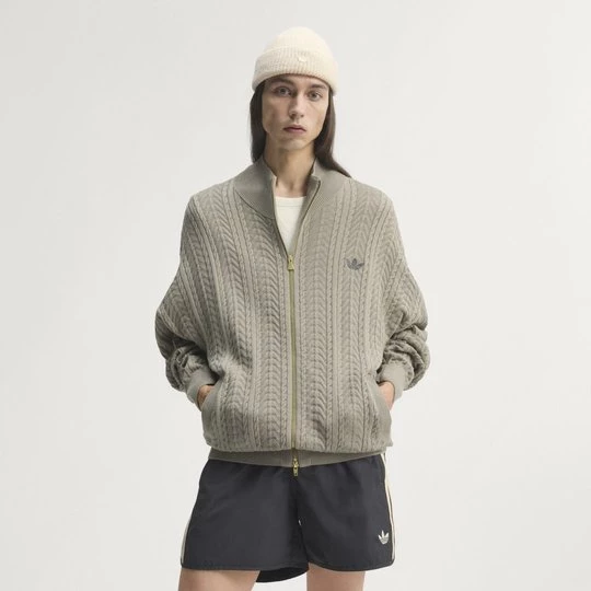 Obrázek produktu SPORTOVNÍ TOP FIREBIRD CABLE KNIT Adidas Silver Pebble