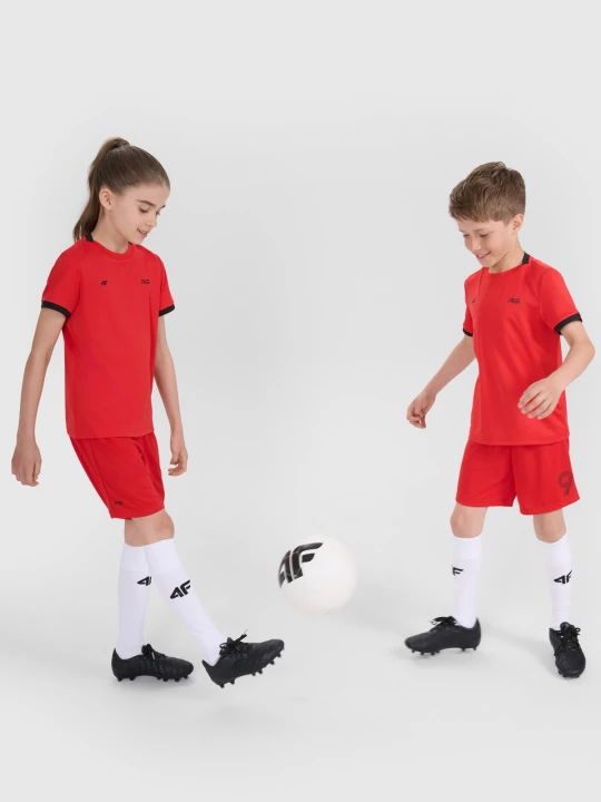 Obrázek produktu Sportovní tričko dětské 4F JUNIOR x Robert Lewandowski - červené červený
