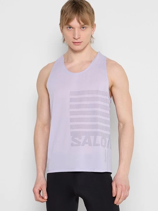 Obrázek produktu Sportovní tričko Salomon modrý denim