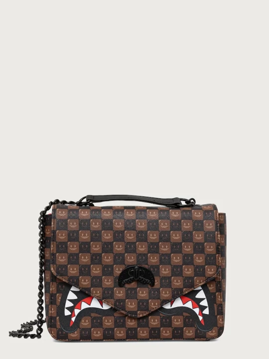 Obrázek produktu Sprayground kabelka přes rameno dámská SHARKS IN PARIS hnědá