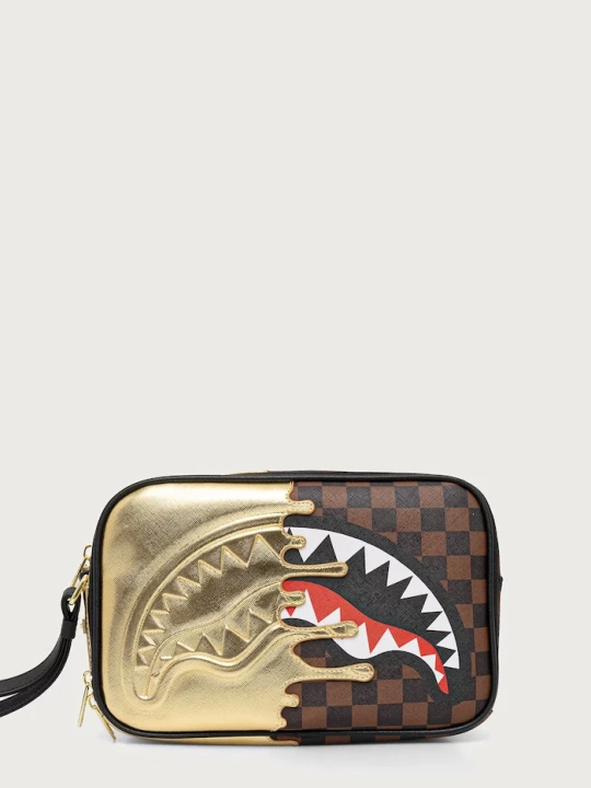 Obrázek produktu Sprayground Kosmetická taštička SHARKS IN PARIS hnědá