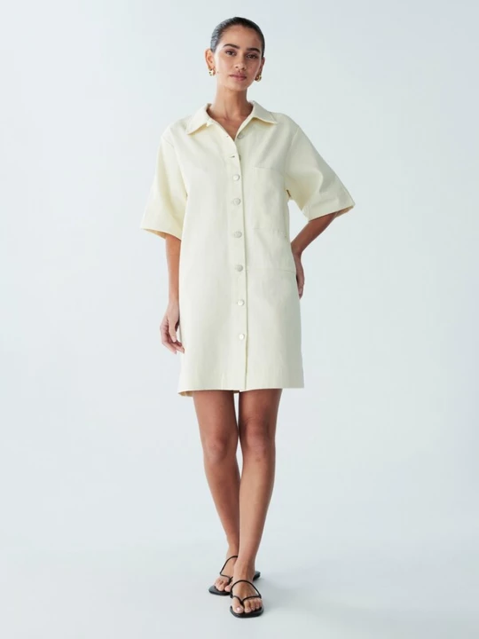 Obrázek produktu St MRLO Košilové šaty 'LEE DENIM SHIRT DRESS'  režná