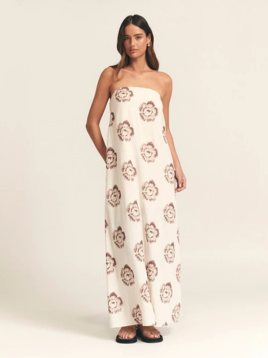 Obrázek produktu St MRLO Šaty 'CYPRESS DRESS' béžová / hnědá