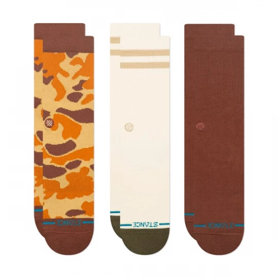 Obrázek produktu Stance Ponožky 'Camo' béžová / hnědá / koňaková
