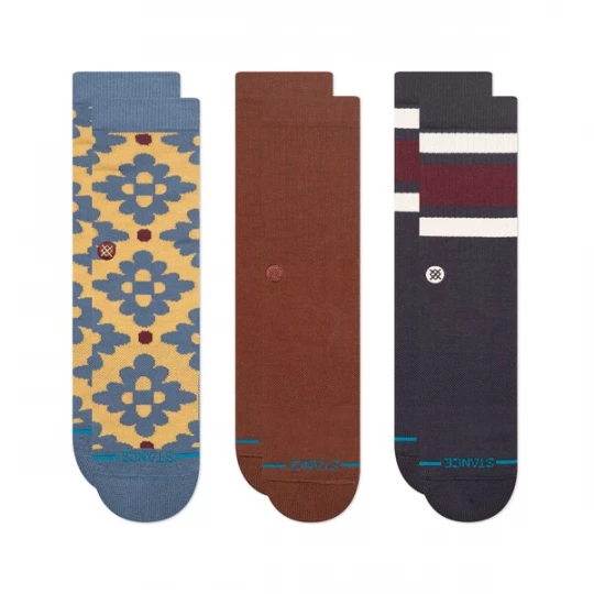 Obrázek produktu Stance Ponožky 'Ceramic Crew' indigo / žlutá / lilek / oxid / bílá