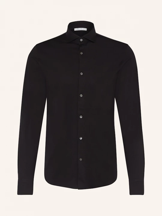Obrázek produktu Stefan Brandt Žerzejová Košile Otis Slim Fit černá