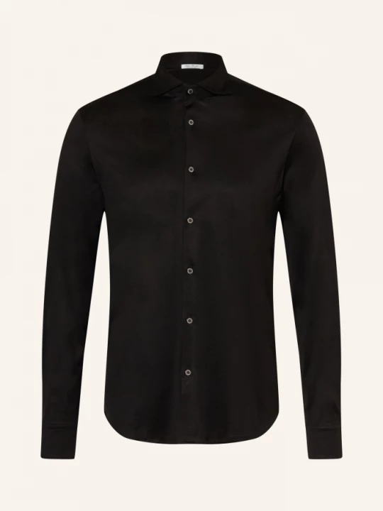 Obrázek produktu Stefan Brandt Žerzejová Košile Otis Slim Fit černá