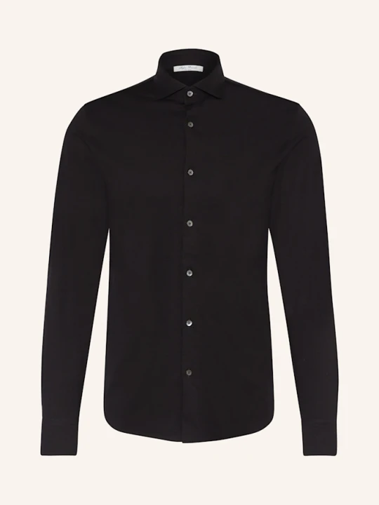 Obrázek produktu Stefan Brandt Žerzejová Košile Otis Slim Fit černá