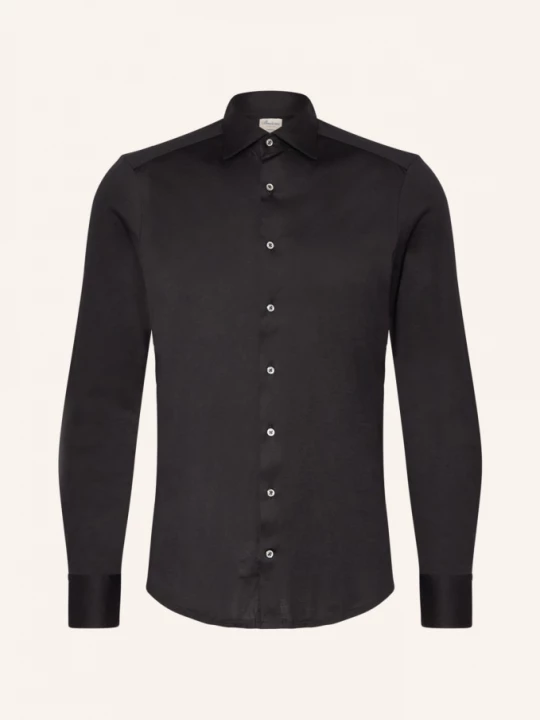 Obrázek produktu Stenströms Žerzejová Košile Slim Fit černá