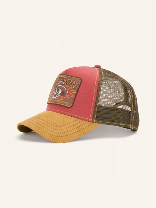 Obrázek produktu Stetson Cap červená / koňaková / khaki