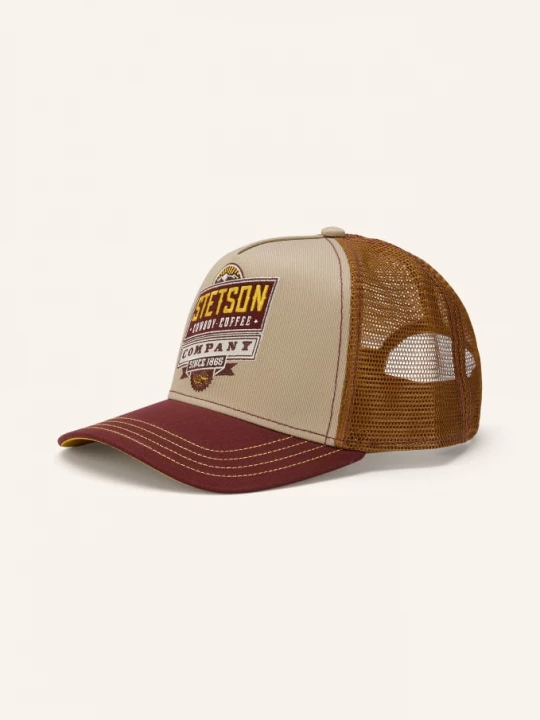 Obrázek produktu Stetson Čepice Barista Company hnědá / koňaková / béžová