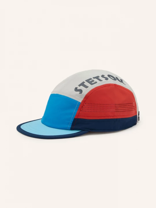 Obrázek produktu Stetson Čepice Retro modrá / světle šedá / červená