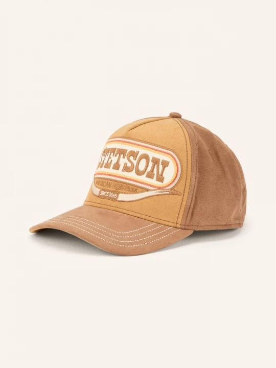Obrázek produktu Stetson Čepice V Koženém Vzhledu koňaková / hnědá / oranžová