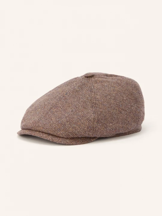 Obrázek produktu Stetson Hedvábná Čepice S Klapkami hnědá / tmavě hnědá / béžová
