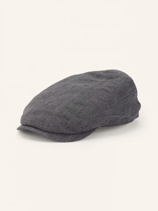 Obrázek produktu Stetson Lněná Čepice S Kšiltem tmavě šedá