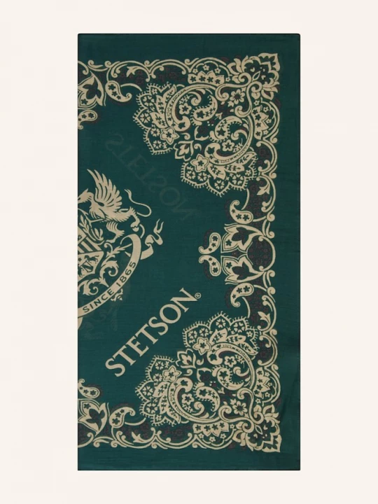Obrázek produktu Stetson Šátek zelená / tmavě žlutá