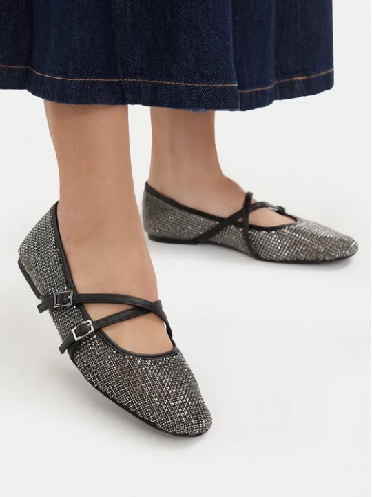 Obrázek produktu Steve Madden Baleríny Watchlist 11005277 Černá