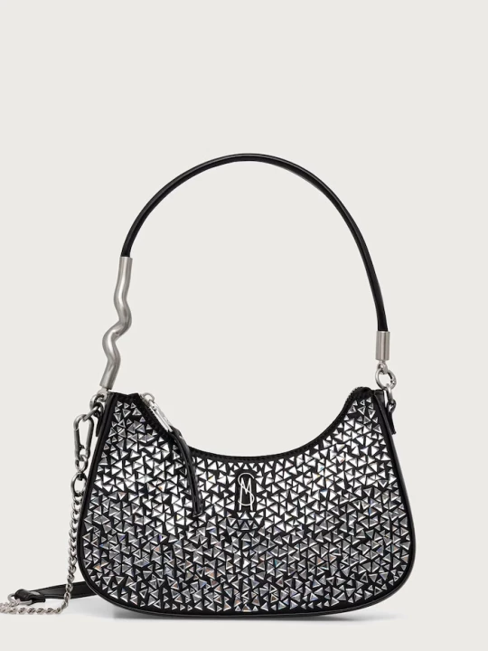 Obrázek produktu Steve Madden hobo kabelka dámská z imitace kůže Braz černá