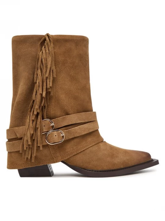 Obrázek produktu Steve Madden Kovbojská obuv Hadly 11005190 Tmavě hnědá