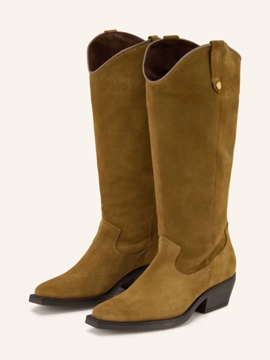 Obrázek produktu Steve Madden Kovbojské Boty Wiraya khaki / zlatá