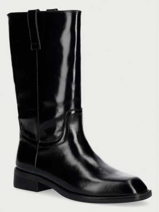 Obrázek produktu Steve Madden kozačky nad kolena dámské kožené Primo černá