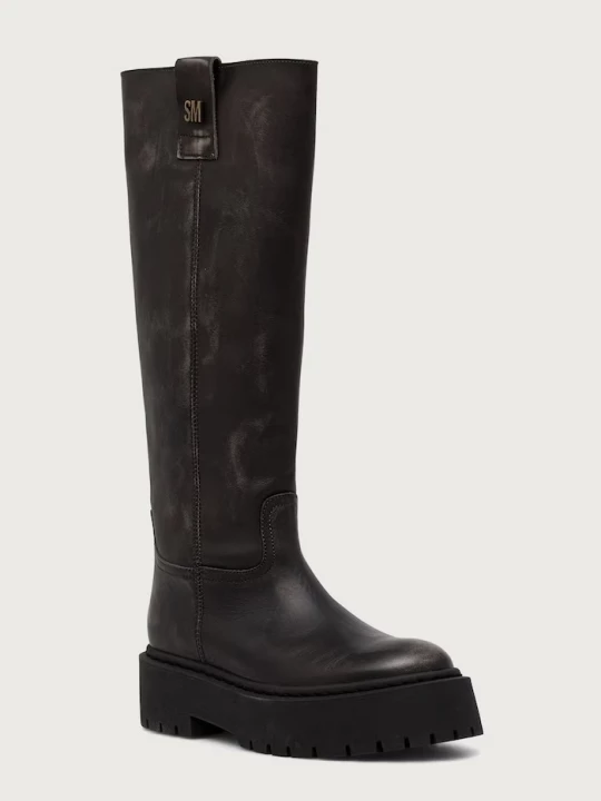 Obrázek produktu Steve Madden kozačky nad kolena dámské kožené Sonar
