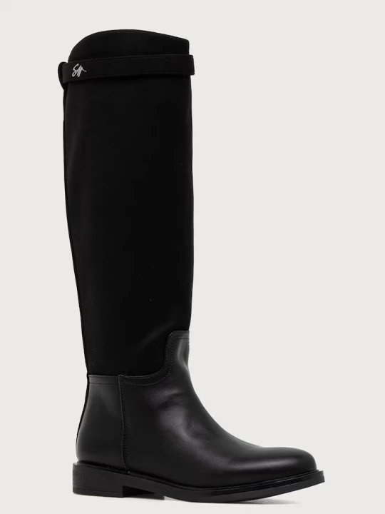 Obrázek produktu Steve Madden kozačky nad kolena na plochém podpatku dámské Stryke černá