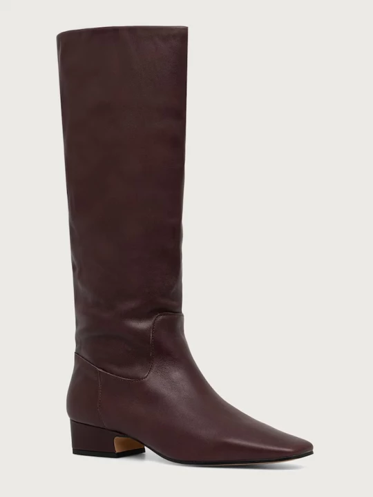 Obrázek produktu Steve Madden kozačky nad kolena na sloupku dámské kožené Gwyneth
