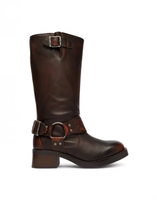 Obrázek produktu Steve Madden Kozačky ve vojenském stylu Bonetta 11005590 Hnědá