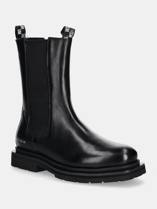 Obrázek produktu Steve Madden Kožené kotníkové boty Steve Madden Highflyer černá