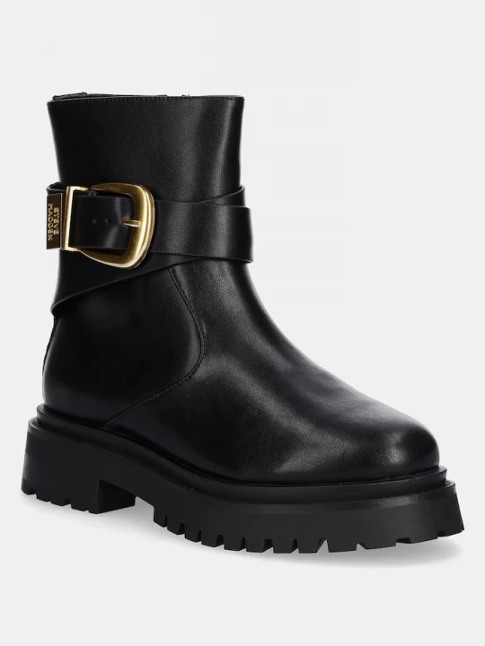 Obrázek produktu Steve Madden Kožené kotníkové boty Lexs černá